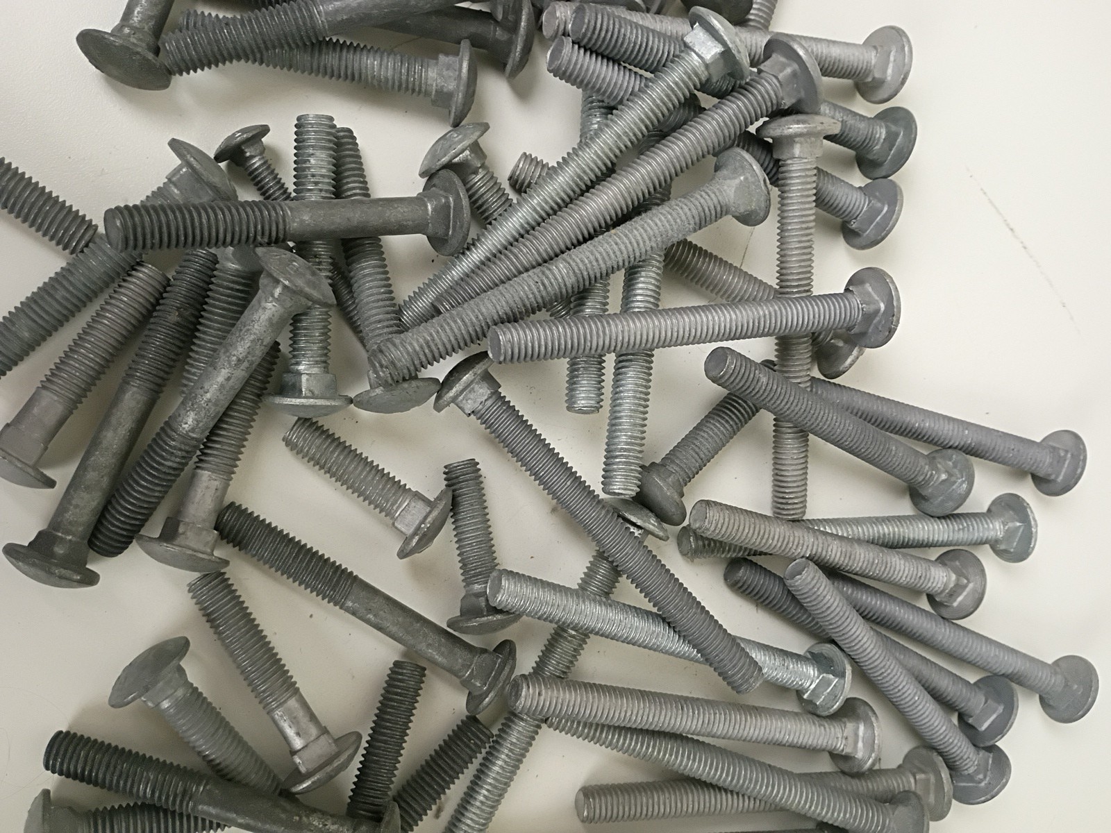 3/8″ Galvanized Carriage Bolts Various Lengths Bulk Lot 6+ Pounds