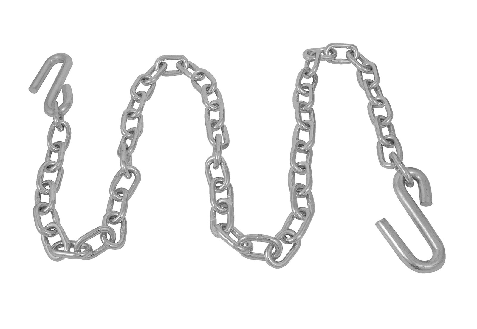 110117 Heavyduty 51inch Steel Boat Trailer Safety Chain With Spring Clip Hooks