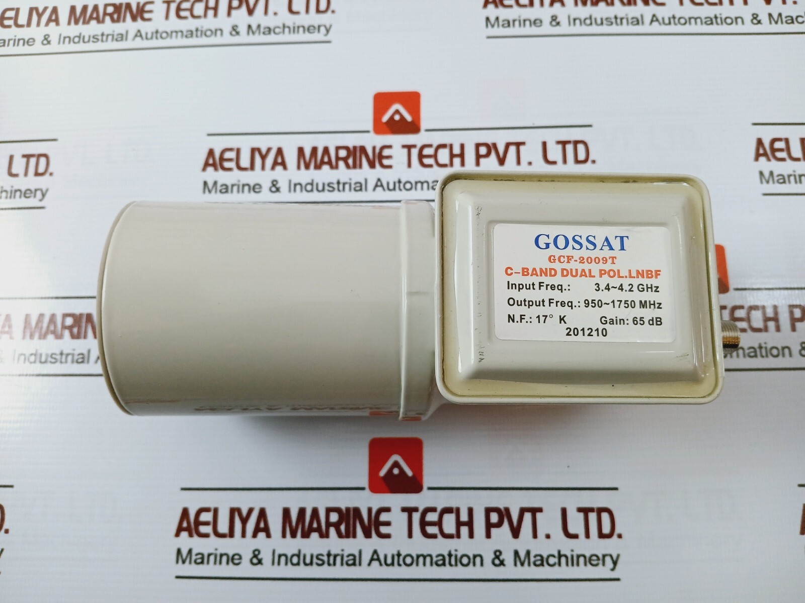 Gossat C-BAND Dual Polarization LNBF GCF-2009T 3.4 GHz to 4.2 GHz 65DB 201210