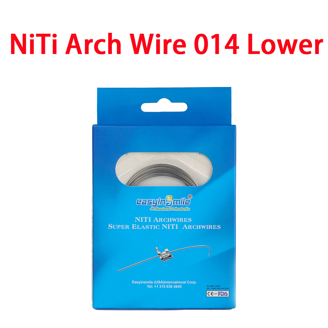 100pcs Dental Orthodontic NITI Arch Wires round natural super elastic Wire 16/20