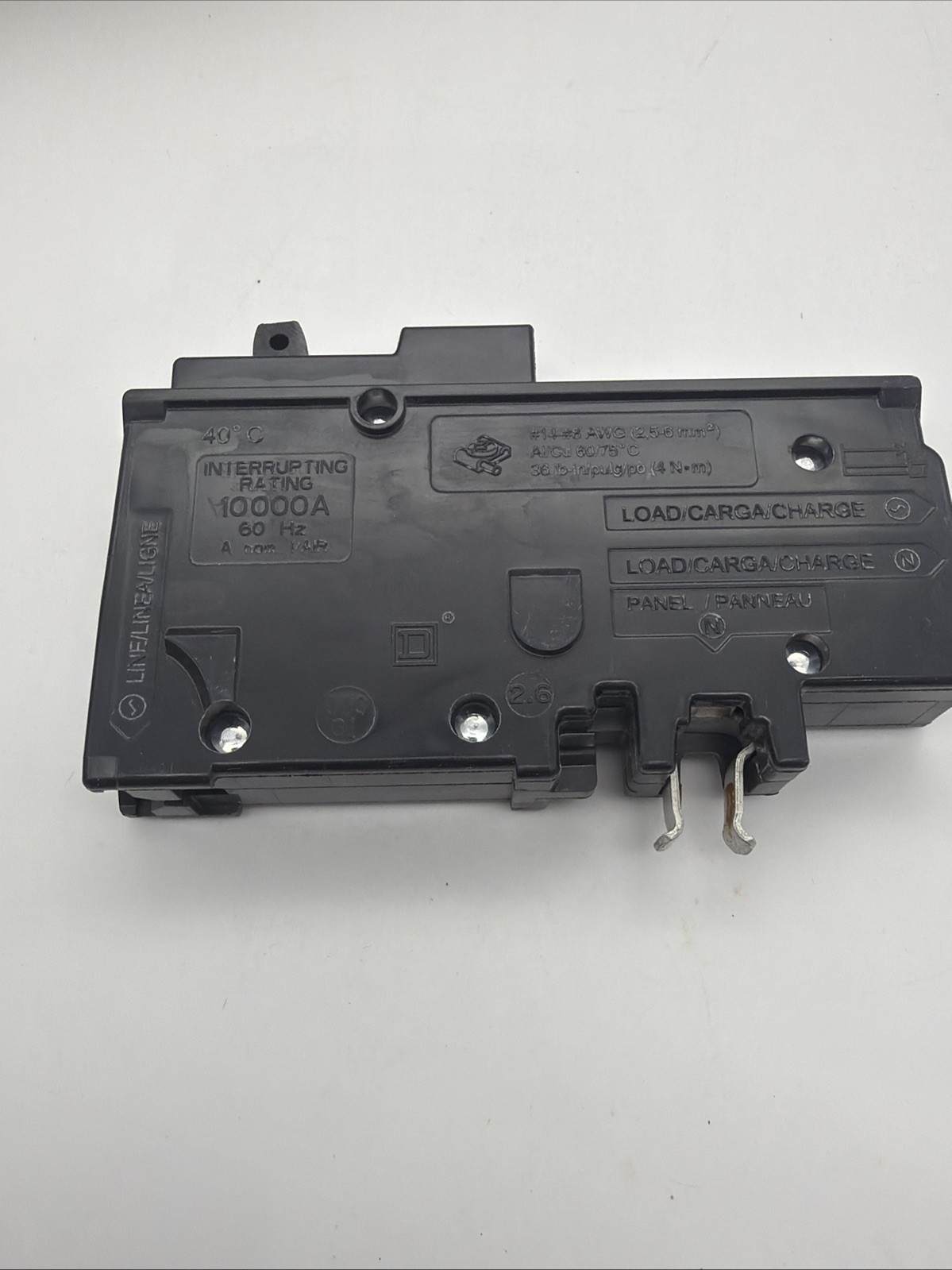 2 PCS Square D HOM115PCAFI 15 A Plug-On Neutral Arc-Fault Breakers NEW