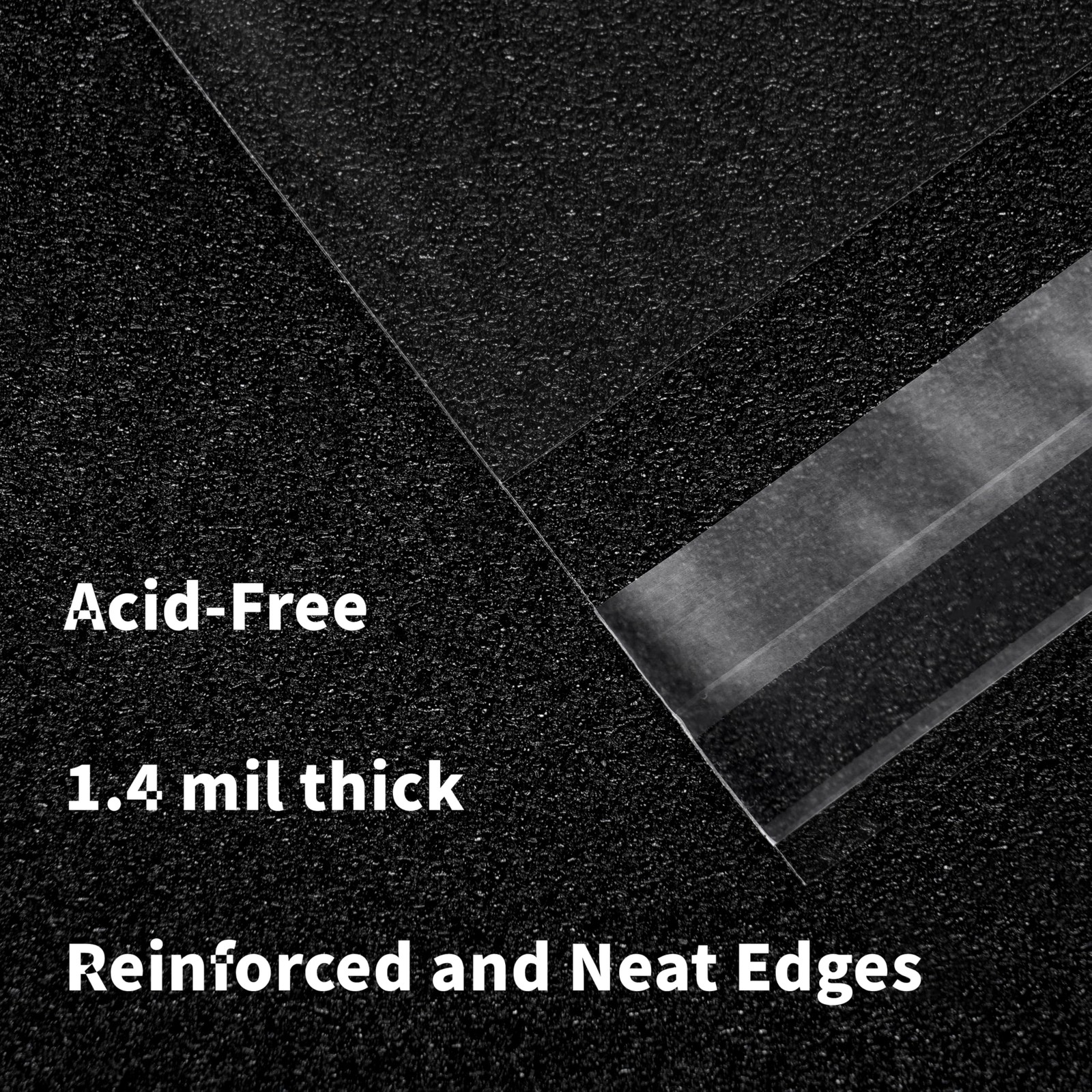 200ct Clear Resealable Cello Bags 3.5×5.5 Inch 1.4 Mil OPP For Treats Gifts Bake