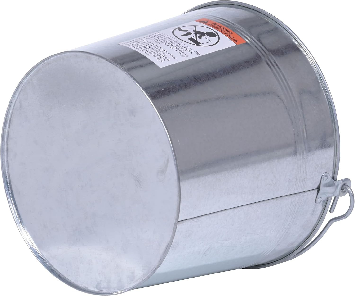 BKT-GAL-500 Galvanized Steel Bucket, 10-3/4″ Depth, 5 Gallon, 44 Pound Capacity