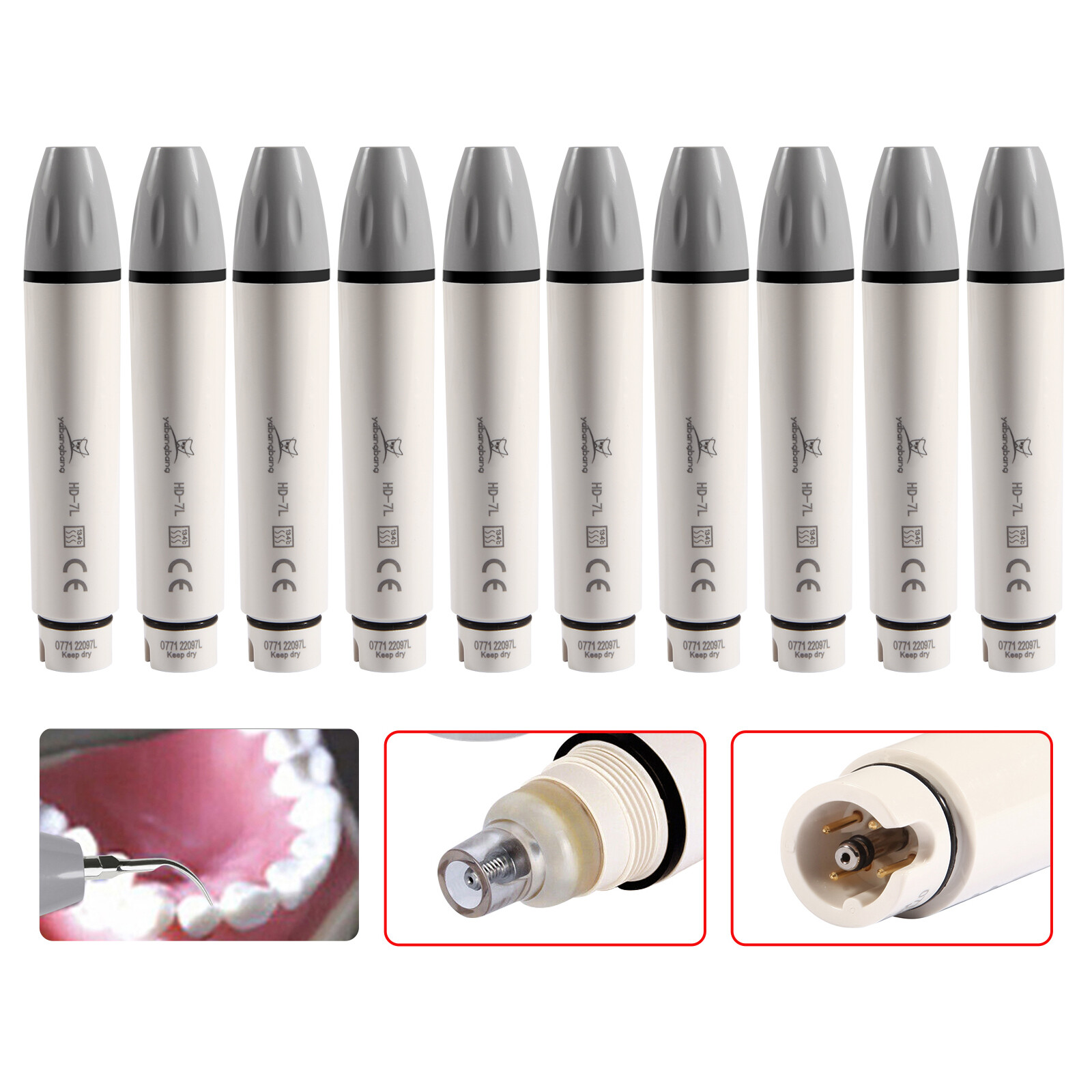 HD-7L Dental Ultrasonic Scaler LED detachable Handpiece Fit DTE SATELEC Tips
