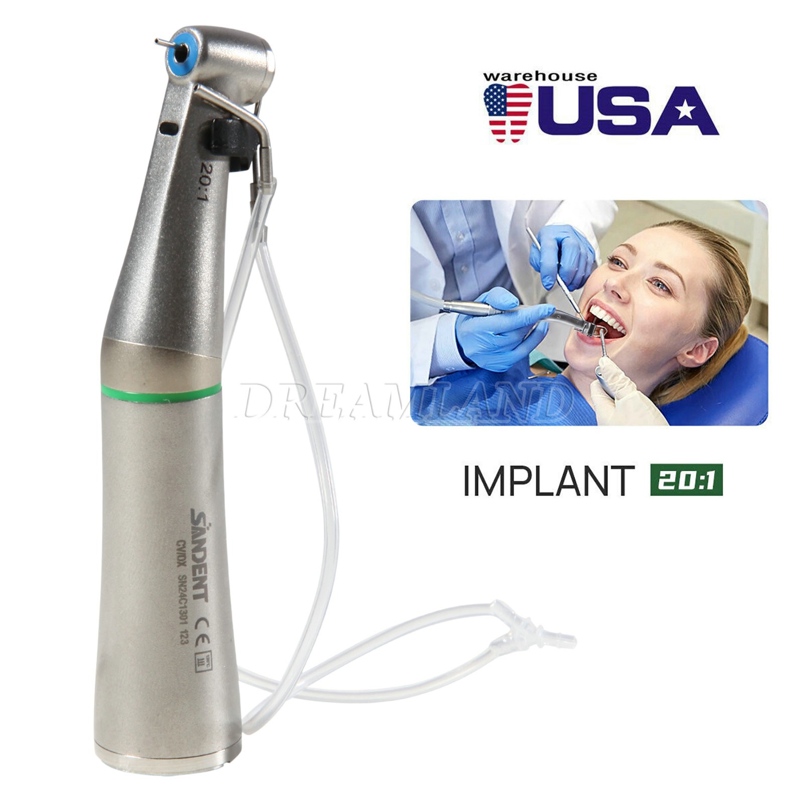 Dental Cordless LED Curing Light 3 Second iLED Cure Lamp Woodpecker DTE Style V3