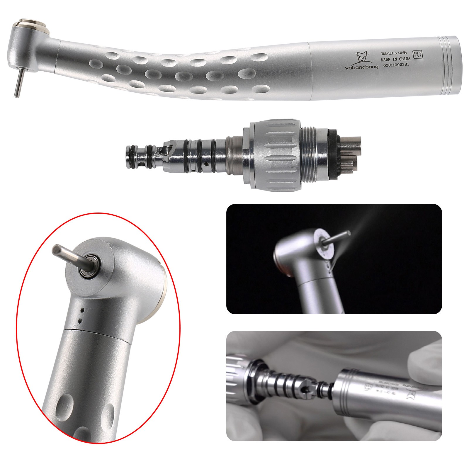 NSK type Dental Slow Low Speed Handpiece Contra Angle Straight 2/4 H Micromotor