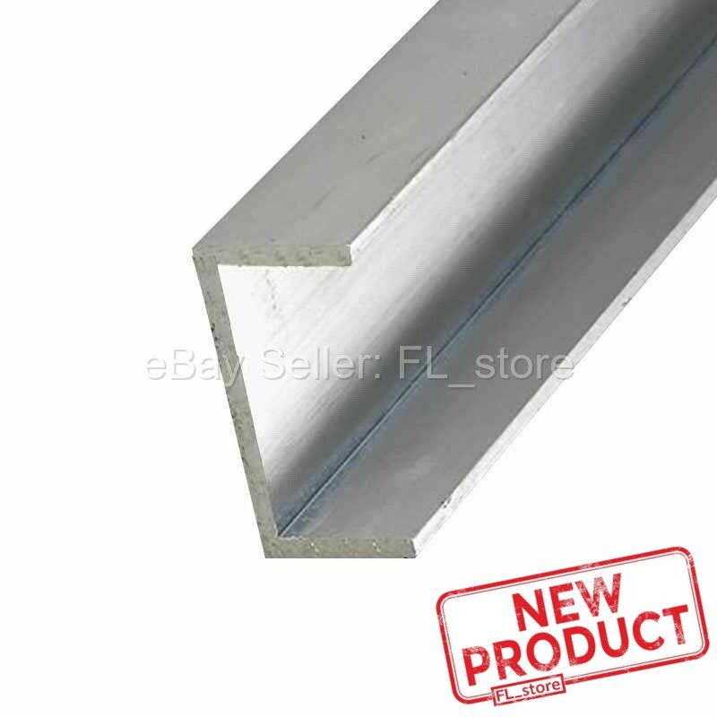 Aluminum U-Channel 1/2″ Leg x 1″ Base Width x 3/4″ Inside x 1/8″ Thick x 8 Feet
