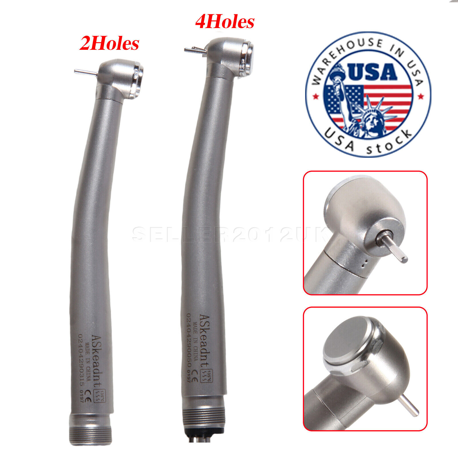 Dental Pana-Max Style High-Speed Handpiece Air Turbine 2/4 Holes Single Spray