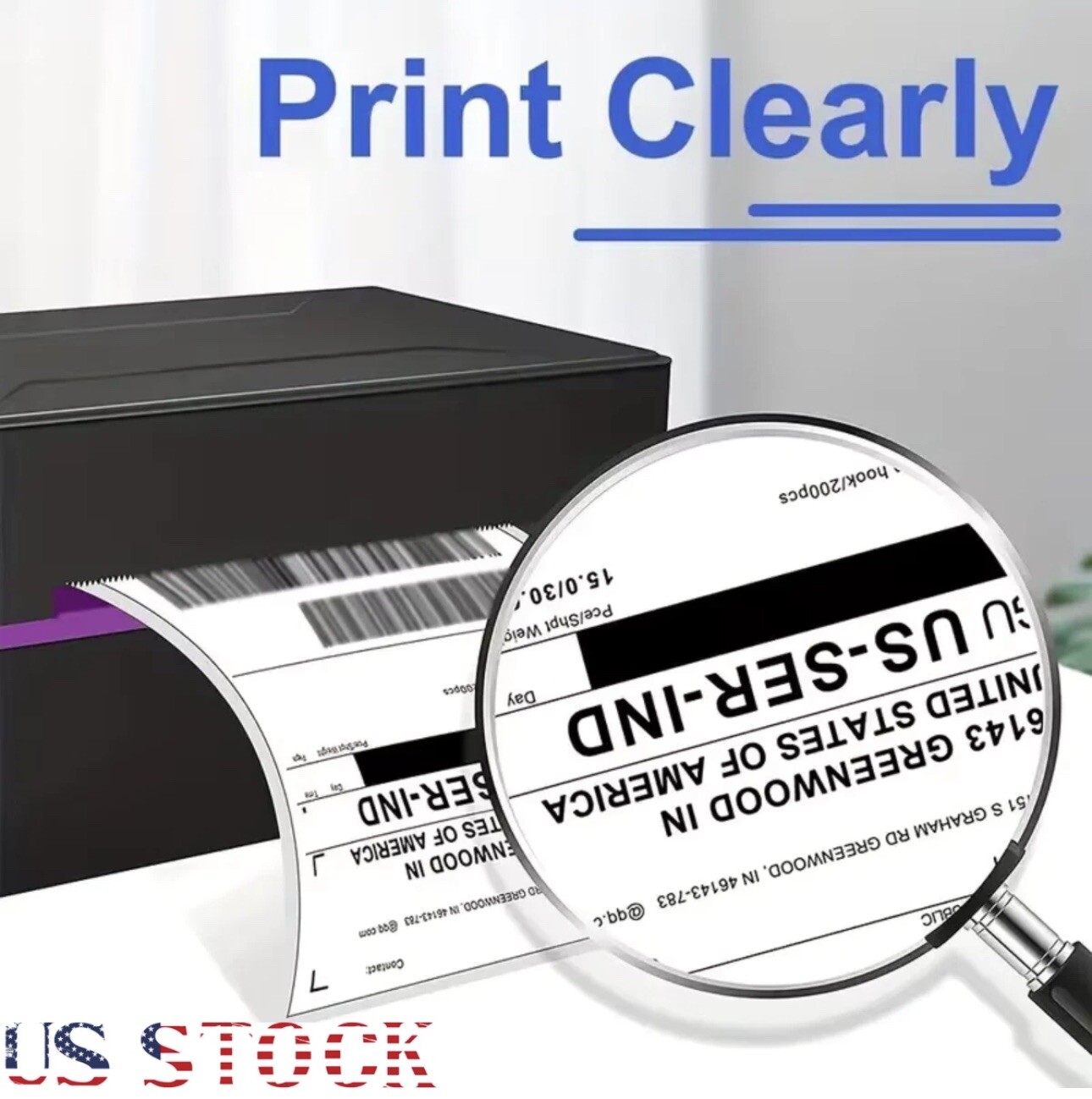 500Pack 500 4×6 Thermal Shipping Labels Foldable Any Prints Thermal LabelmPaper