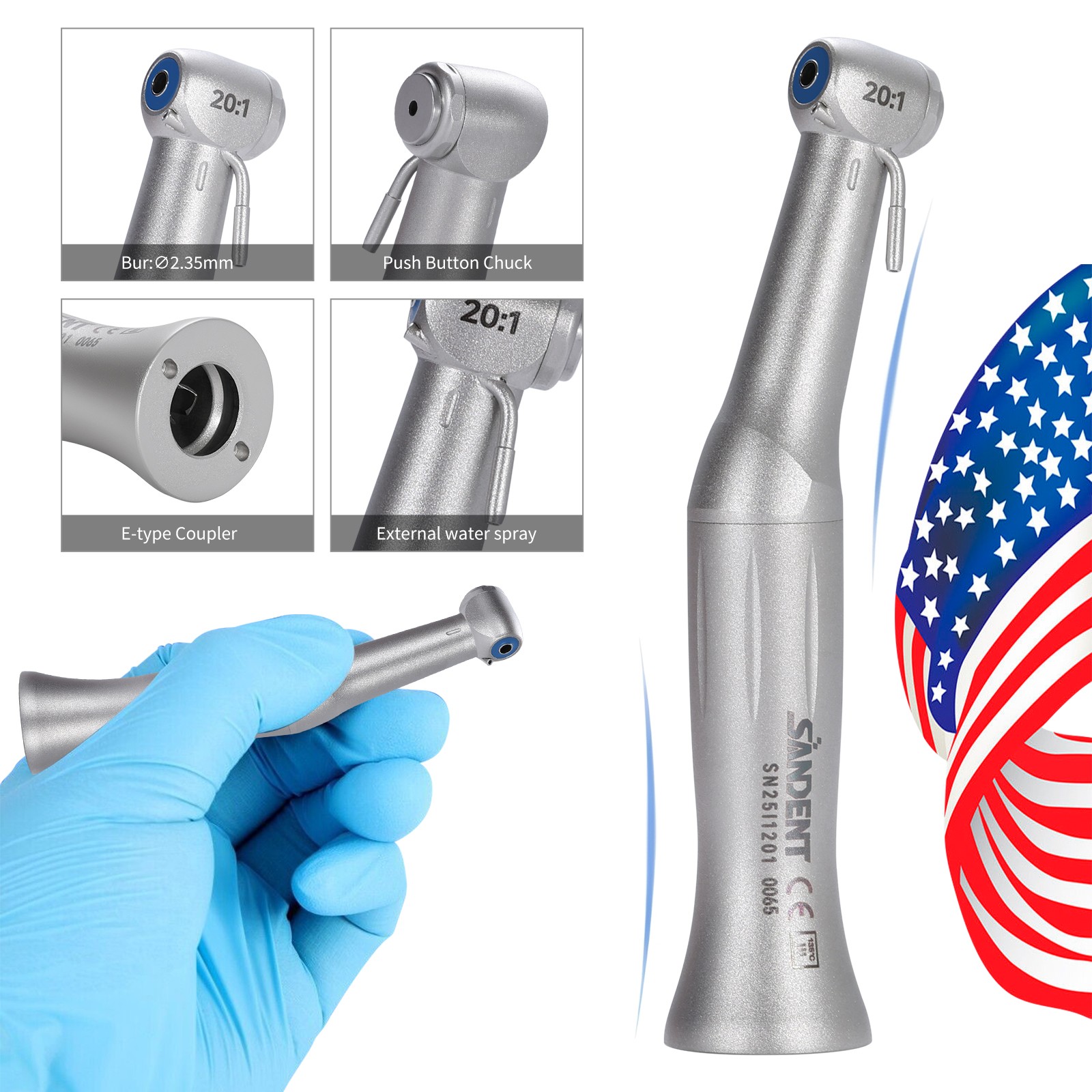 Woodpecker Dental LCD Endo Apex Locator Endodontic Root Canal Finder Measure ty