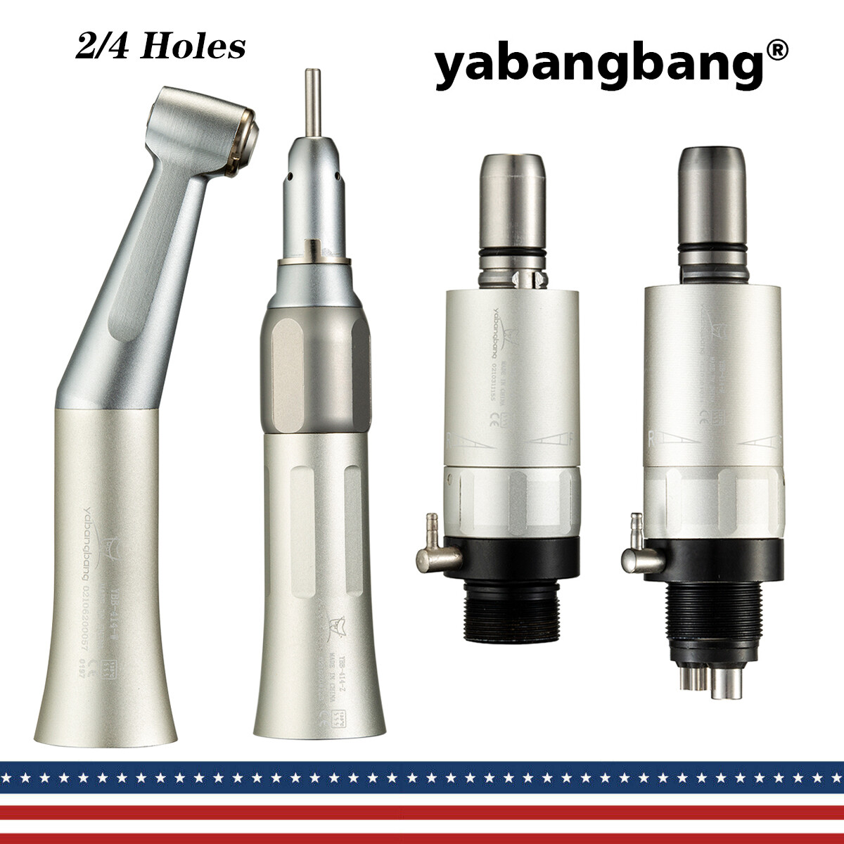 45° Dental 1:4.2 Increasing Contra Angle Handpiece /Low Speed Straight/Air Motor