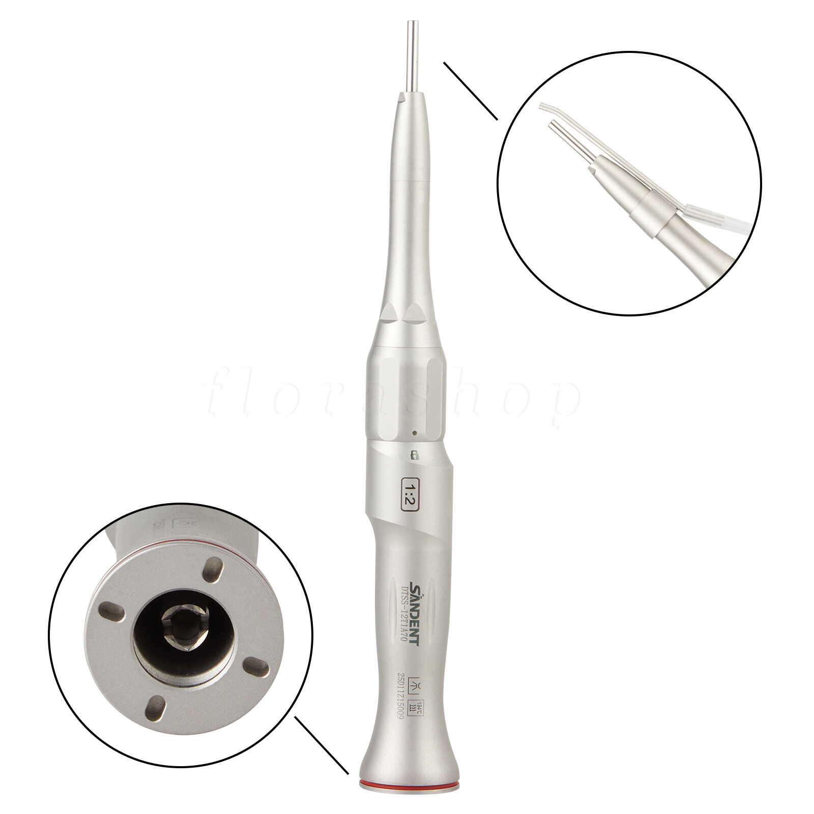 Dental 1:2 Increasing Surgical Osteotomy Handpiece Straight E-type HP Φ2.35mm