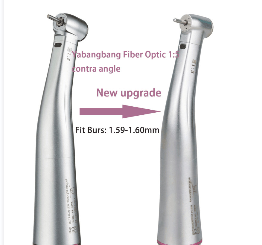 Dental 1:5 Increasing Handpiece Contra Angle LED For KAV NSK Electric Motor USA