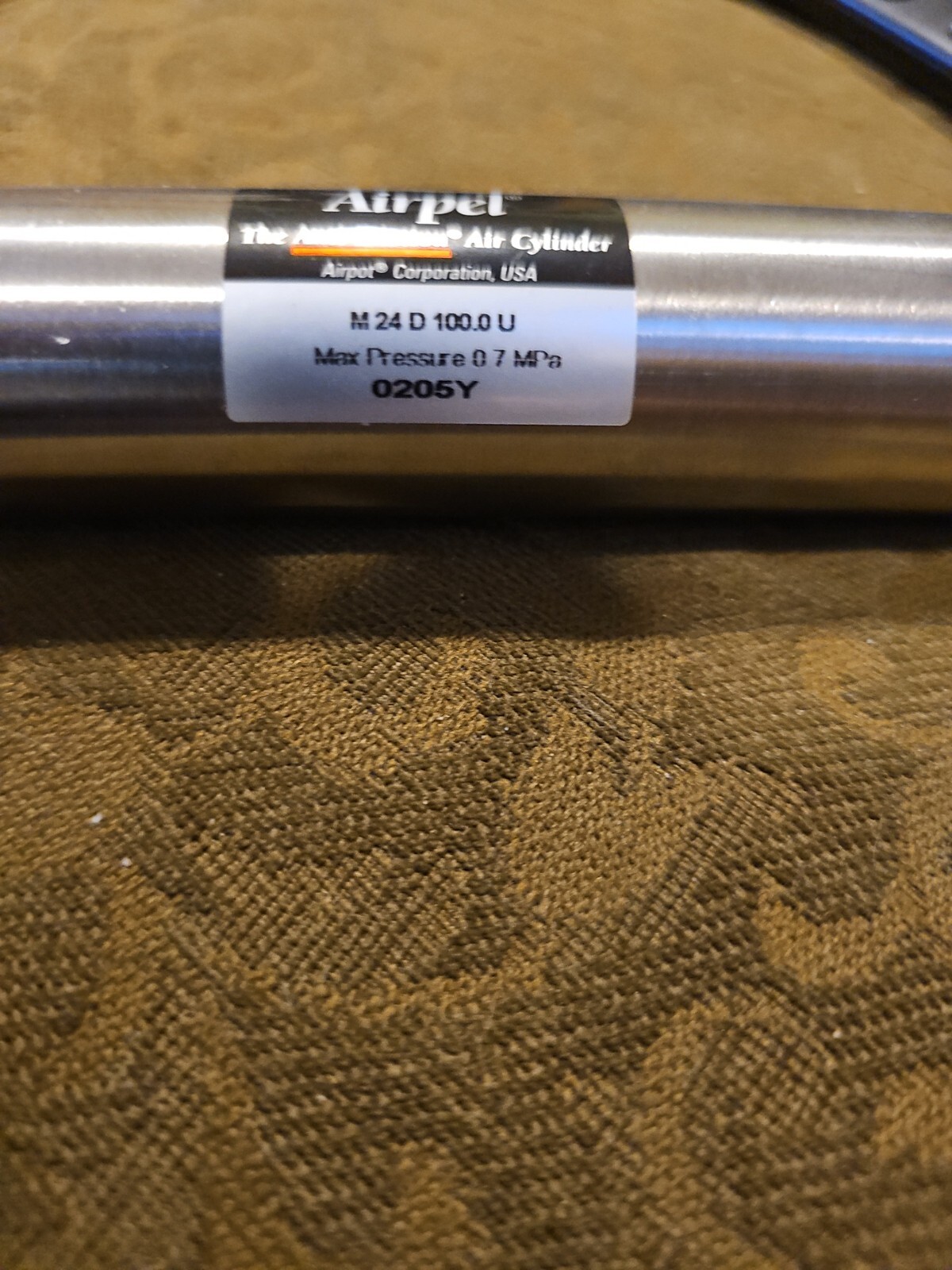 Airpel Pneumatic anti Cylinder Anti-Stiction M 24 D 100.0 U 0205Y Pressure 0.7