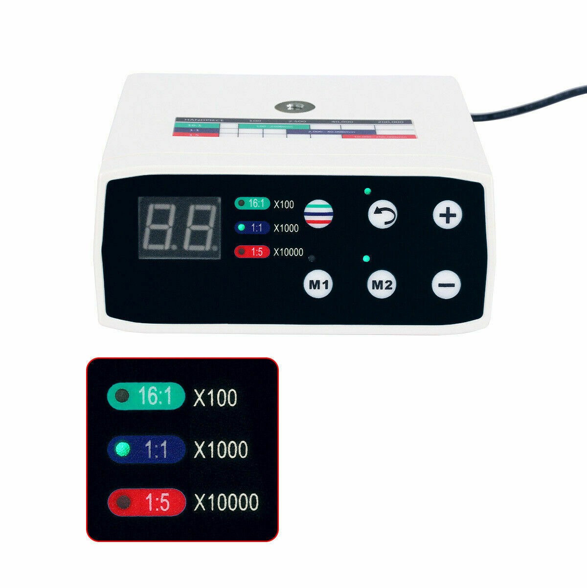 Dental Electric LED Brushless Micro Motor/1:1/1:5 Increasing Handpiece