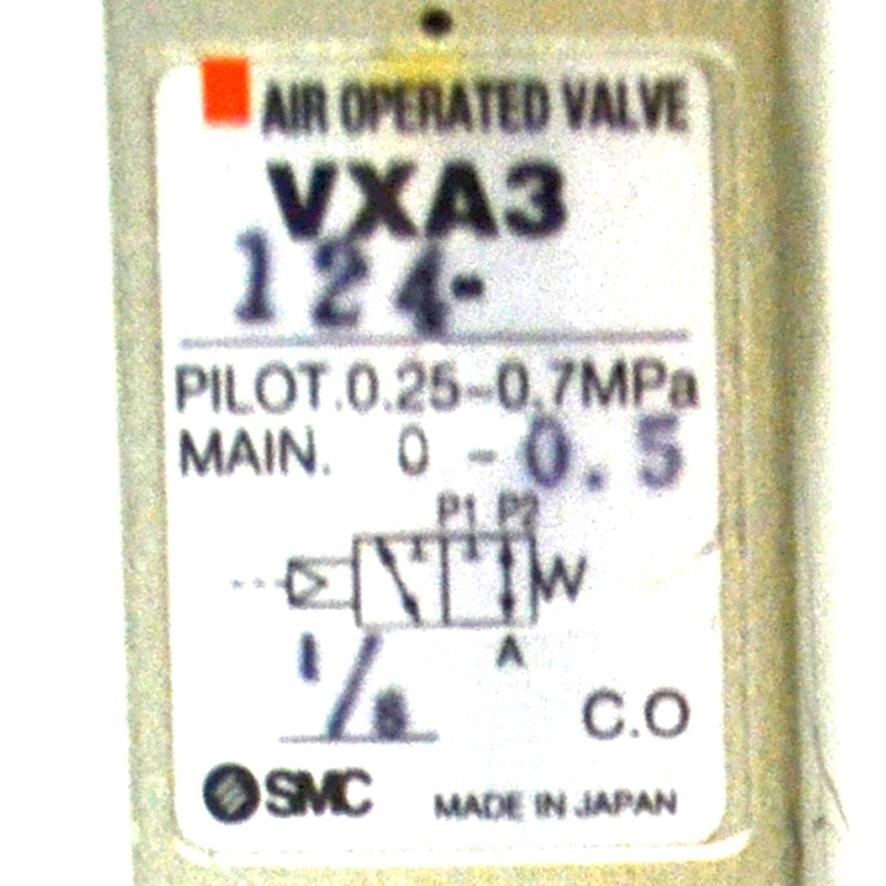 (Lot of 4) SMC VXA3124 Direct Air Operated 3-Port Valve for Air, Water, Oil, Gas