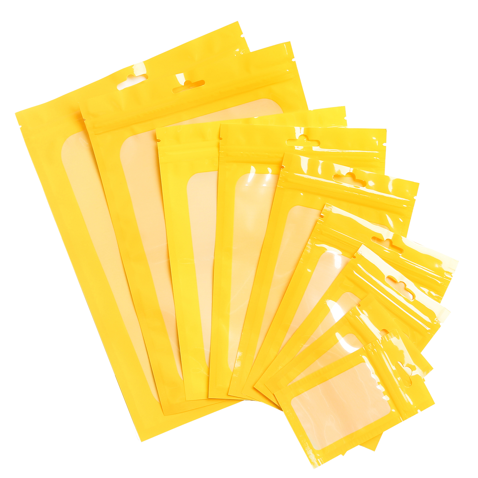 Plastic Sample Bags, Cosmetic Storage Pouches, Zipper Seal Lipgloss Packaging