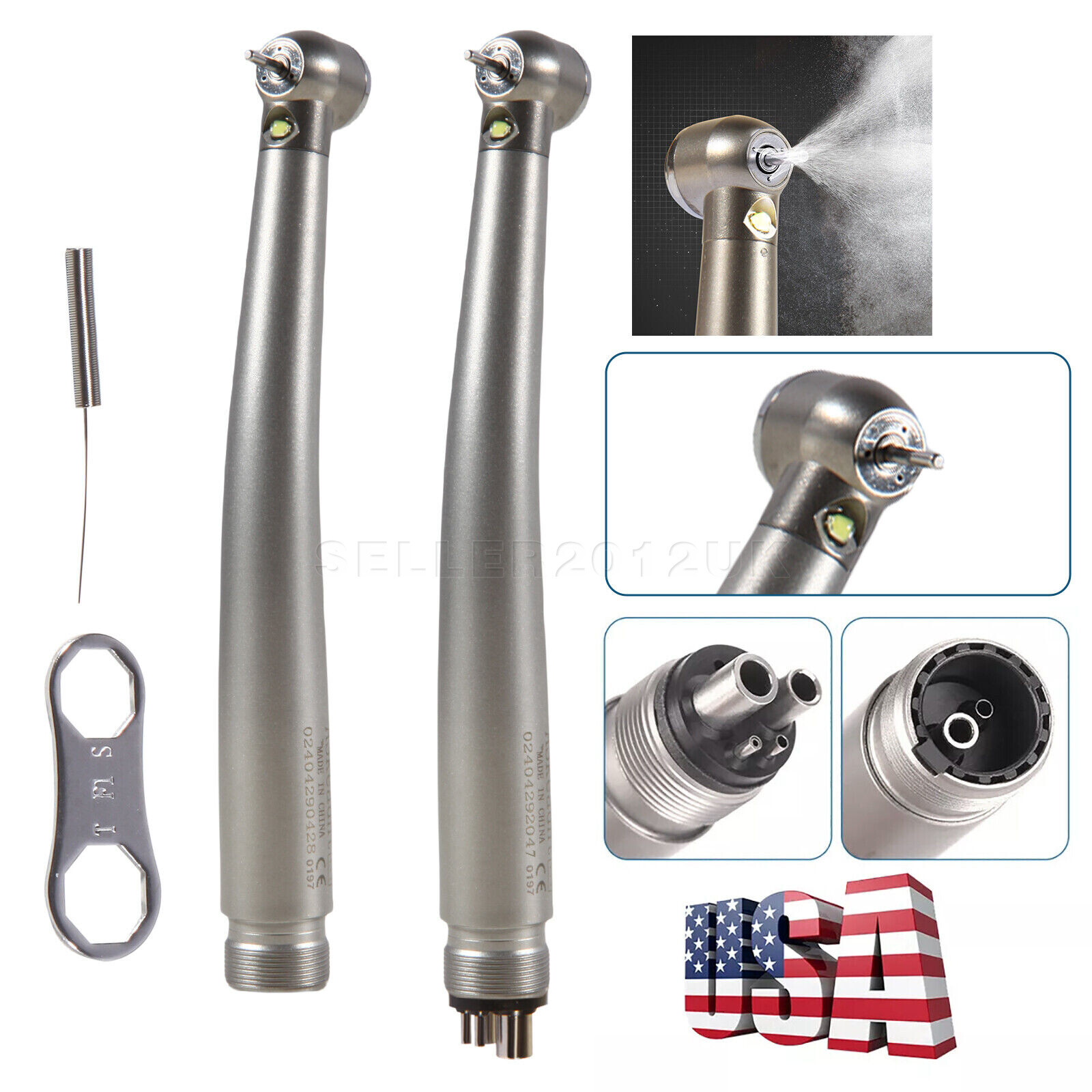 Turbina LED 2/4 orificios con pieza mano de alta velocidad dental NSK Style