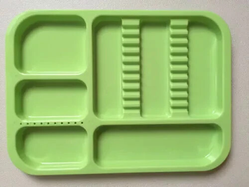 Dental Autoclavable Instrument 135°C Divided Plastic Set Up Trays Optional Type