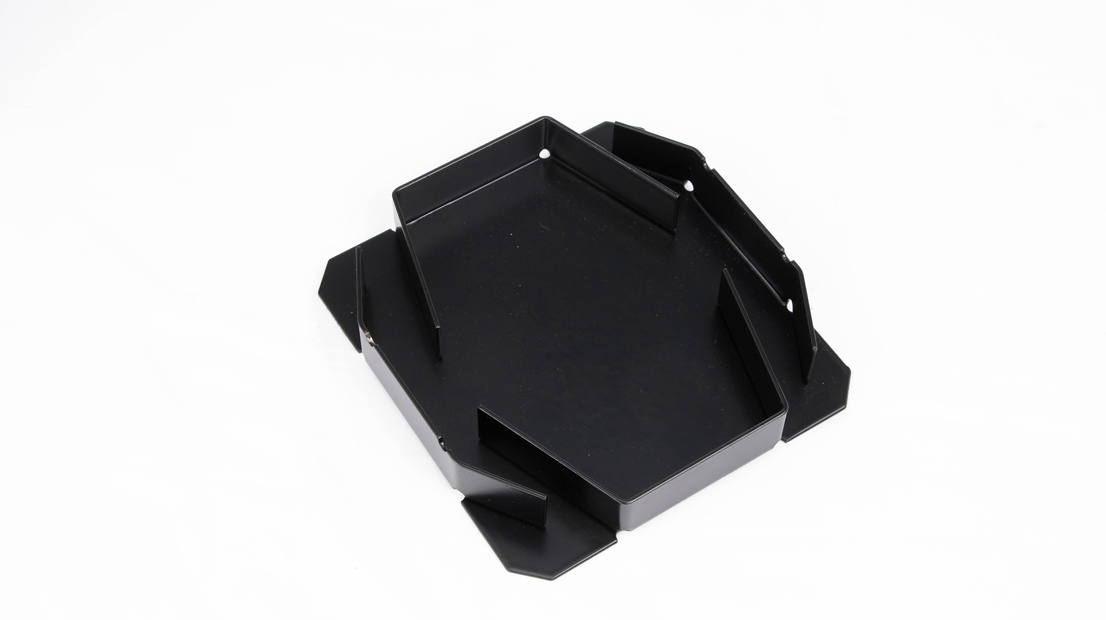 4PACK 8×8 Post Base Bracket for Pergola, Black Powder Coated Steel with Standoff