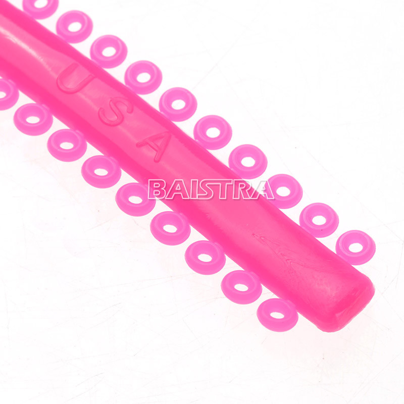 Dental Orthodontic Ligature Ties Elastic Rubber Bands 5Types Choose