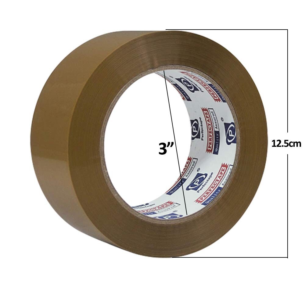 36 Rolls Premium Brown Carton Box Sealing Packing Tape 2 Mil Thick 2″x110 yard