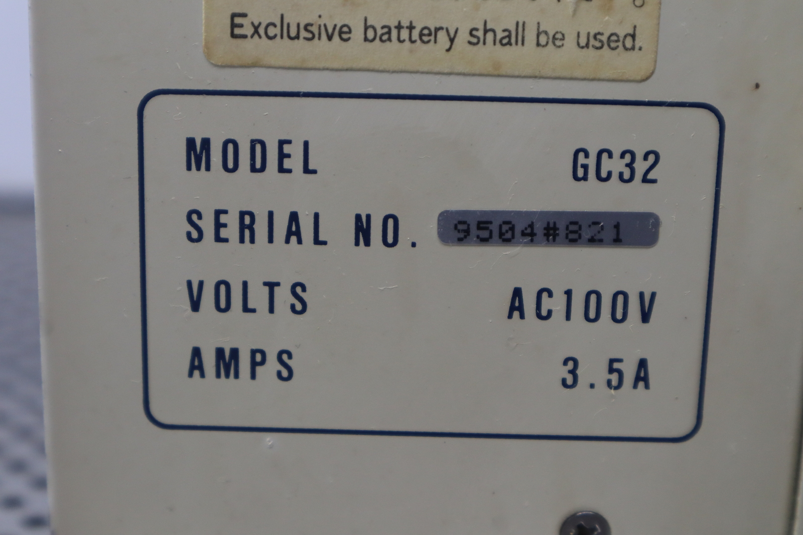 TOYODA GC32 AC100V 3.5A Power Supply W/ (1) PCU (1) MCU & (1) DSU Modules Used