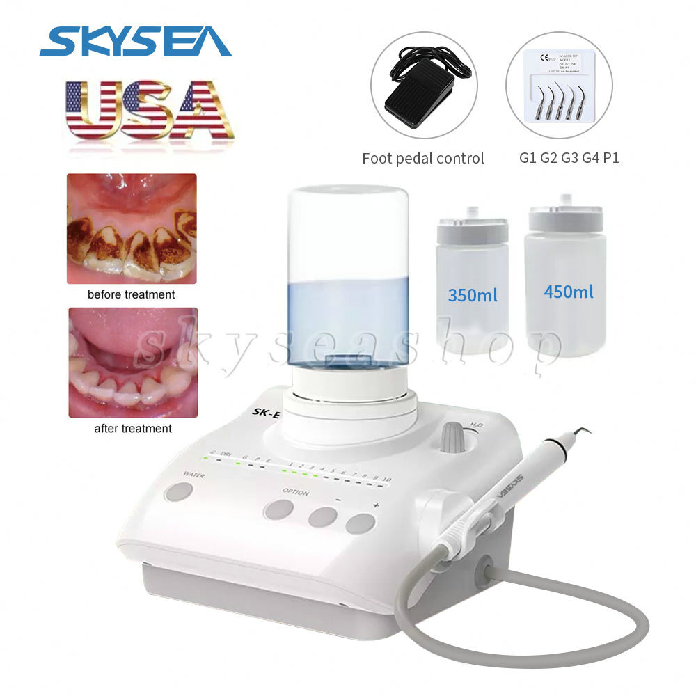 Dental Ultrasonic Piezo Scaler fit EMS Woodpecker Handpiece + Auto Water Supply