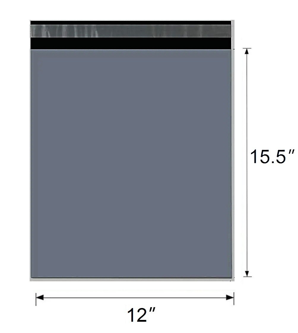 SKmax POLY MAILERS SHIPPING BAGS 12×15.5 SIZE, Q’TY 10/25/50/100/200/500/1000PCS