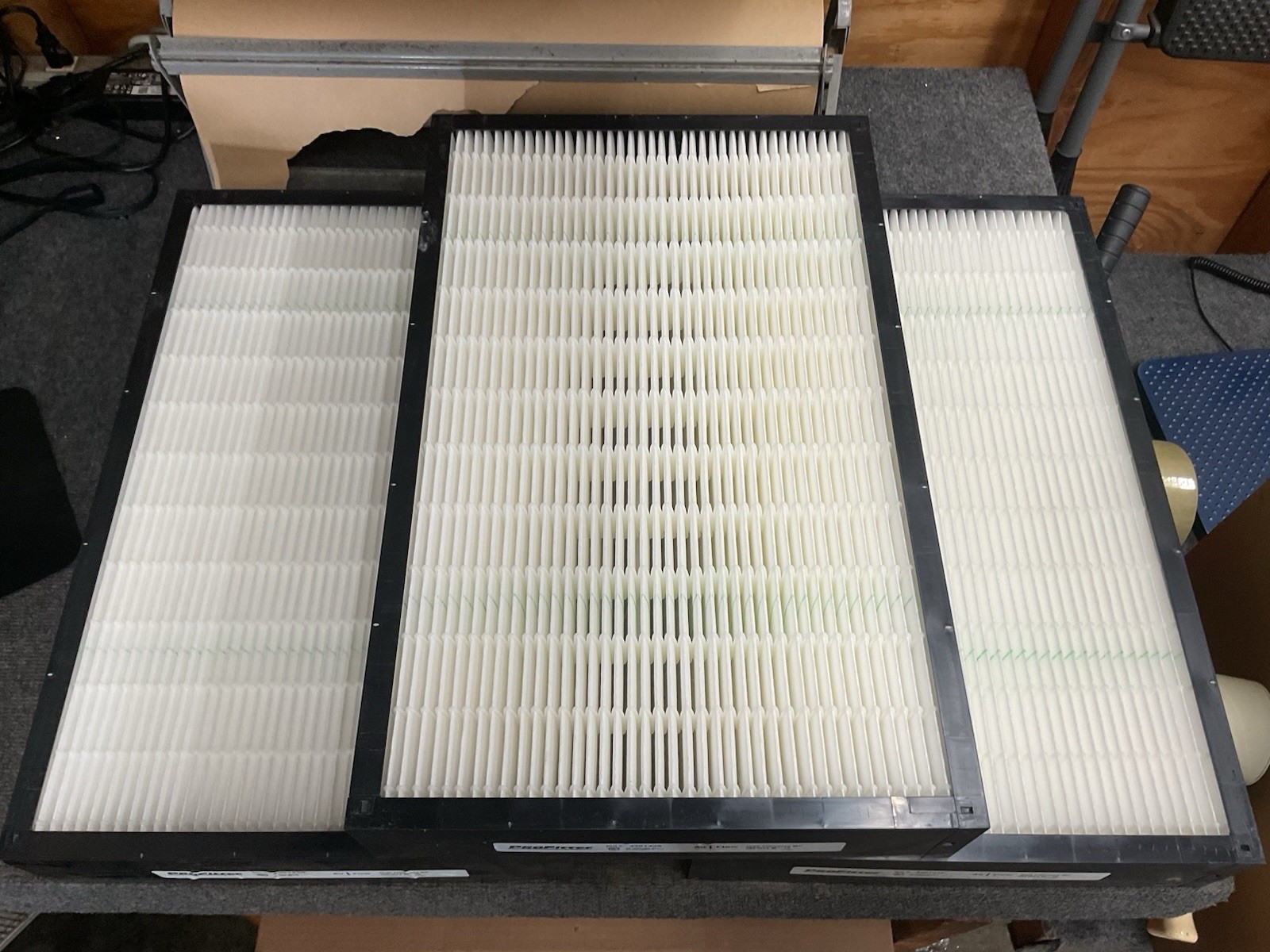 Pro Fitter 16x25x4 MERV 15 Mini Pleat HVAC Filters 4301439 High Efficie Lot of 3