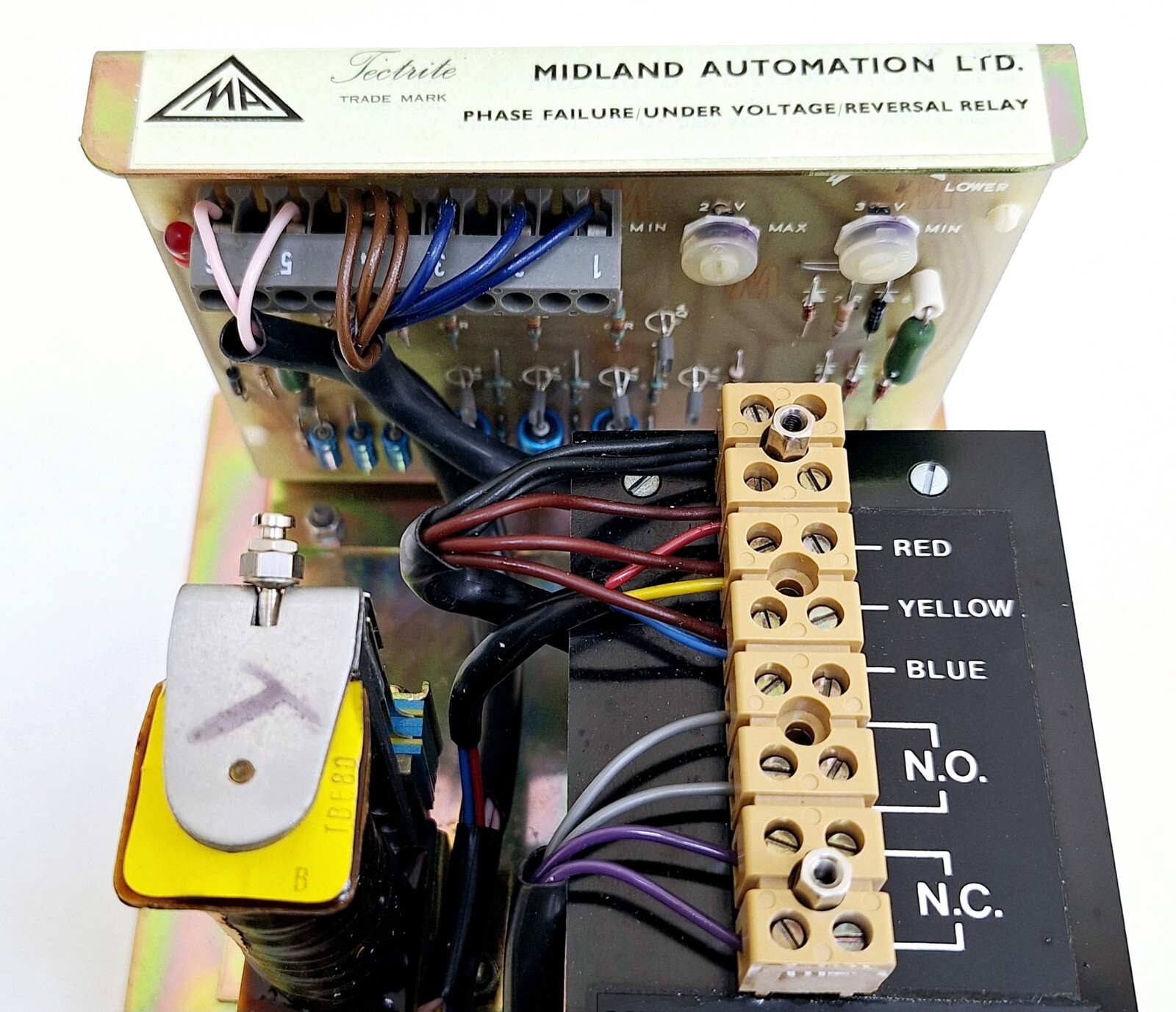 Midland Automation BEP0103 (LED) Phase Failure Undervoltage Reversal Relay