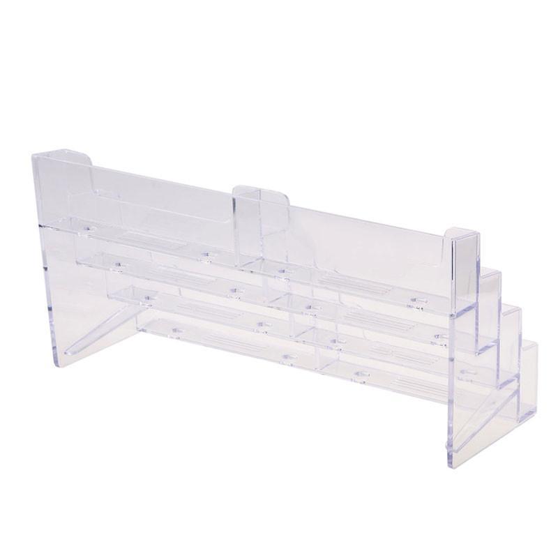 8-Pocket Clear Acrylic Counter-Top Business Card Holder