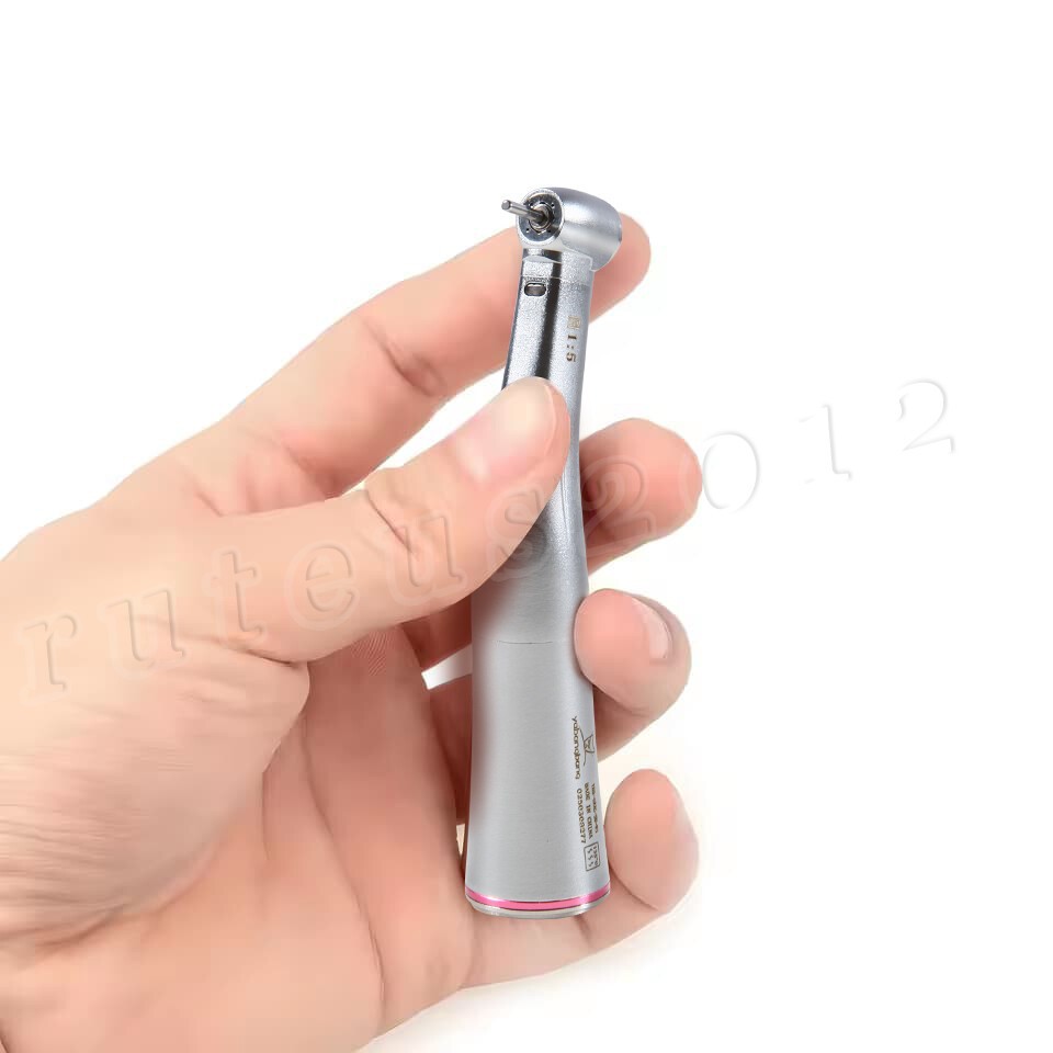 Dental 1:5 LED Fiber Optic Contra Angle Handpiece Standard Fit NSK Ti-MAX X95L