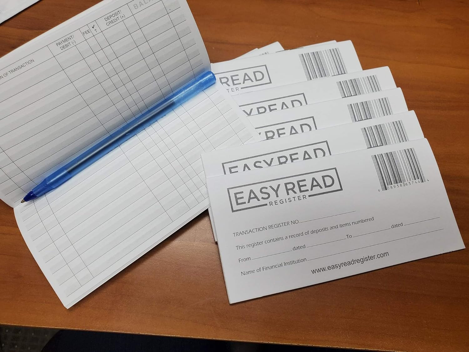 Checkbook Register, Made in the USA, Check Registers for Personal, Blank Ledger