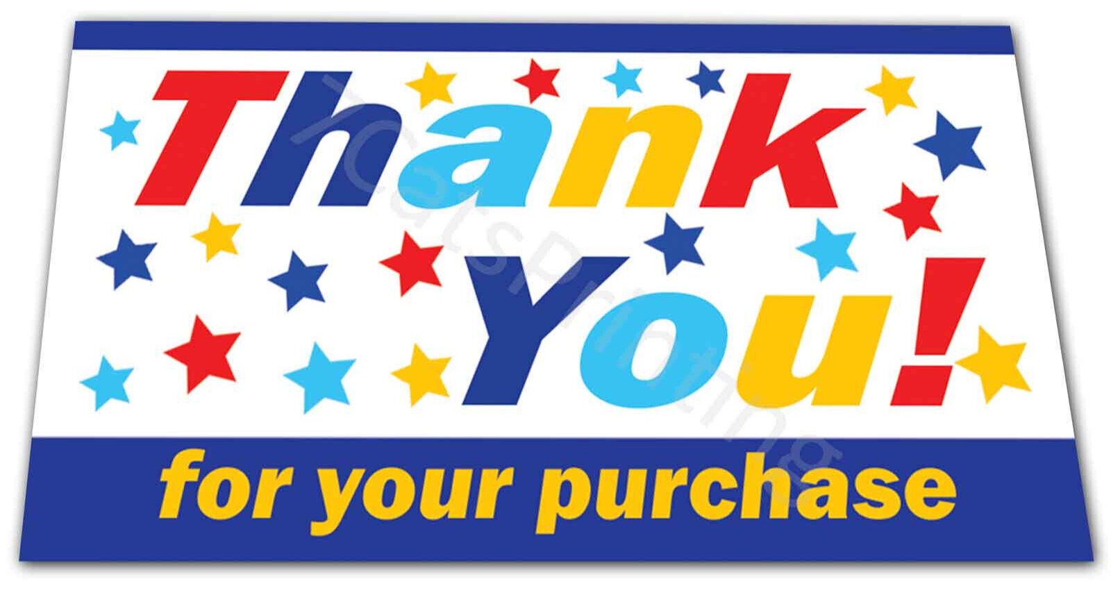 100 for eBay Seller Notes Thank You Cards For Order Purchase Business