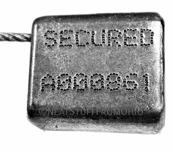 SECURITY SEALS, CABLE SEAL, ALL-METAL, 12” & 24”, TEN SEALS, GREAT PRICE! ?
