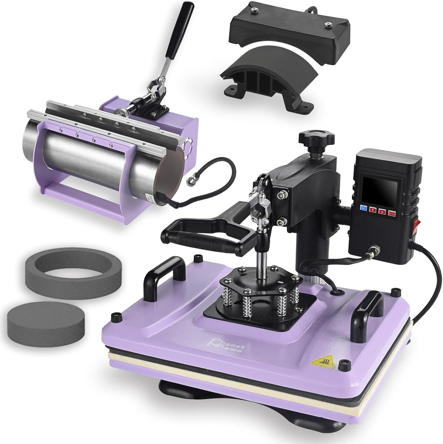 12×15 Inch, 360° Swing Away 5 in 1 Heat Transfer Machine, Multifunctional Hea…