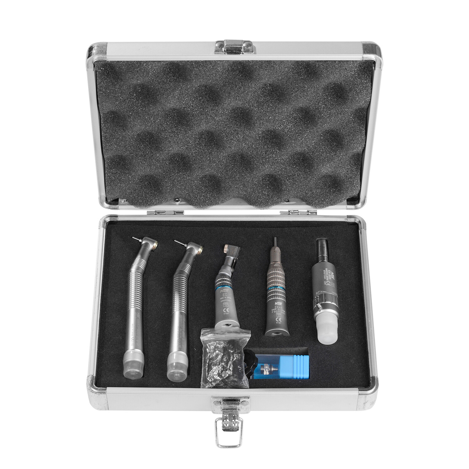 Dental Push Button High Speed & Low Speed Handpiece Nsk Type 2H Aluminum Case