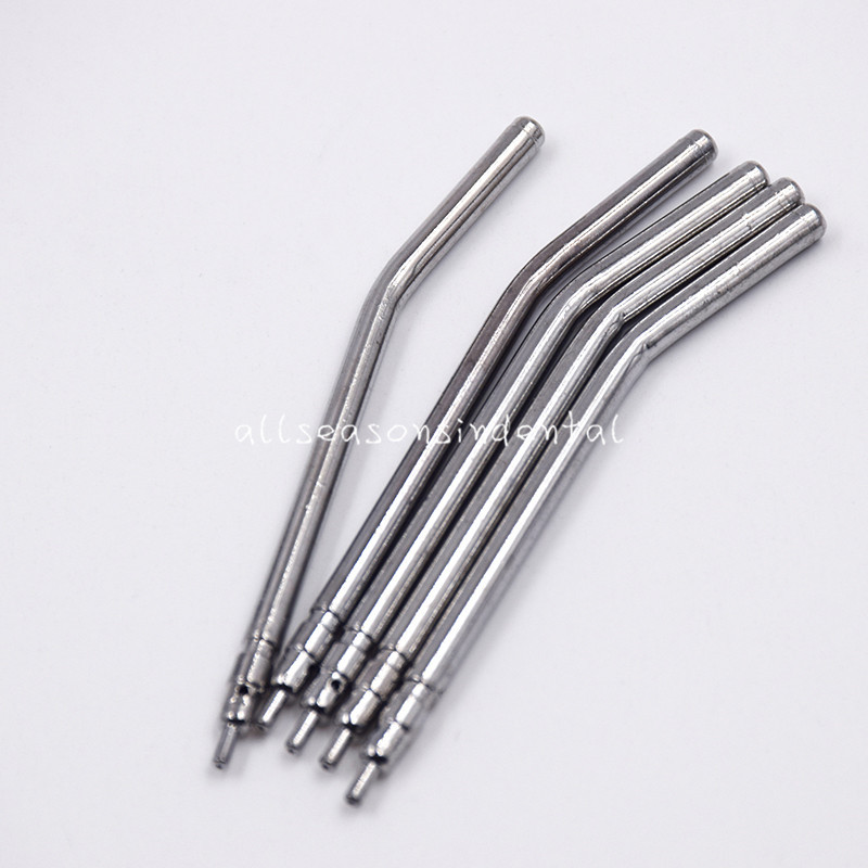 Dental Stainless Steel Air Water Spray 3-Way Syringe Nozzles Tips Autoclavable