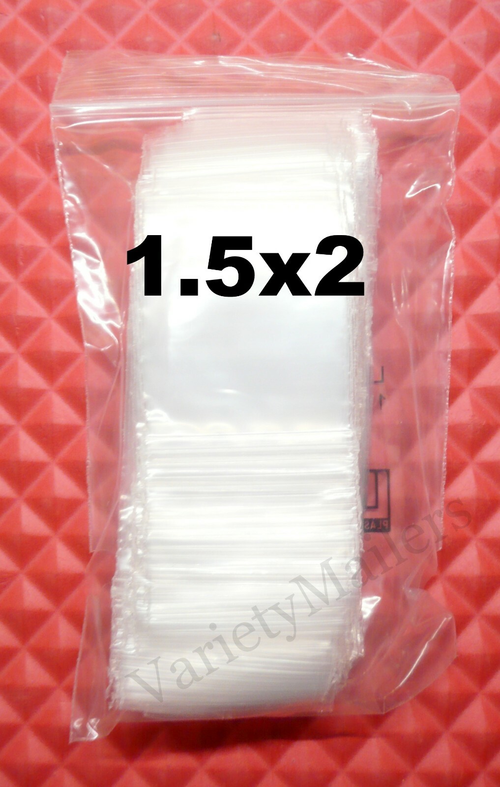 200 Reclosable Bag Combo 1.5×2 & 2×2 Clear 2 Mil Plastic Seal-Top Baggies