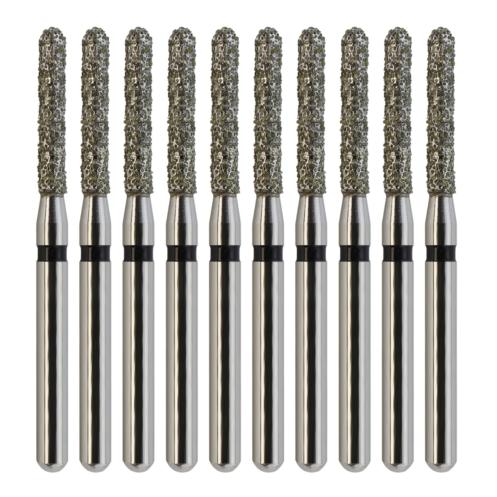 Dental Diamond Bur Round End Cylinder FG 881/012SC 014SC Super Coarse Grit Black