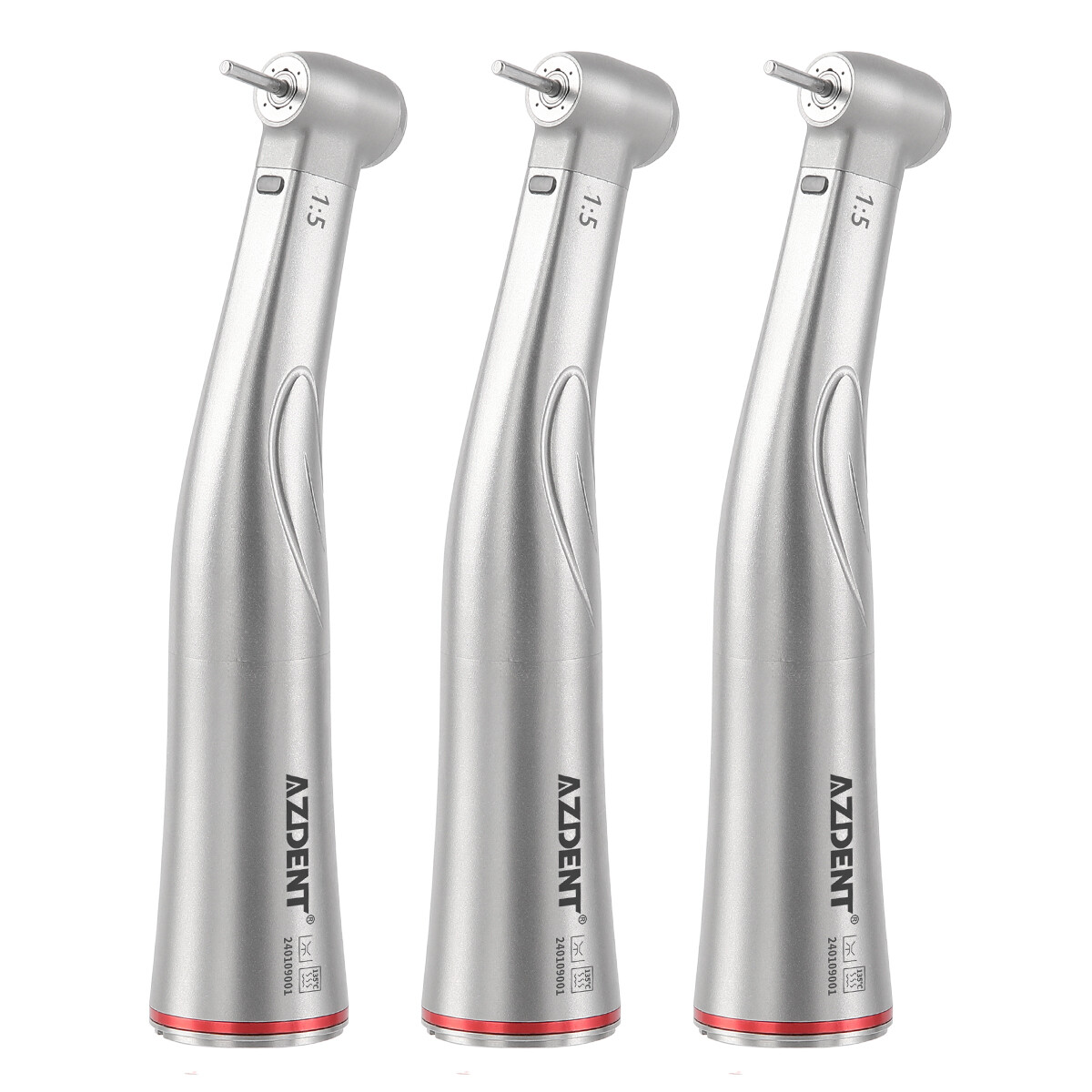 Dental 1:5 Increasing LED Fiber Optic Electric Contra Angle Handpiece Internal