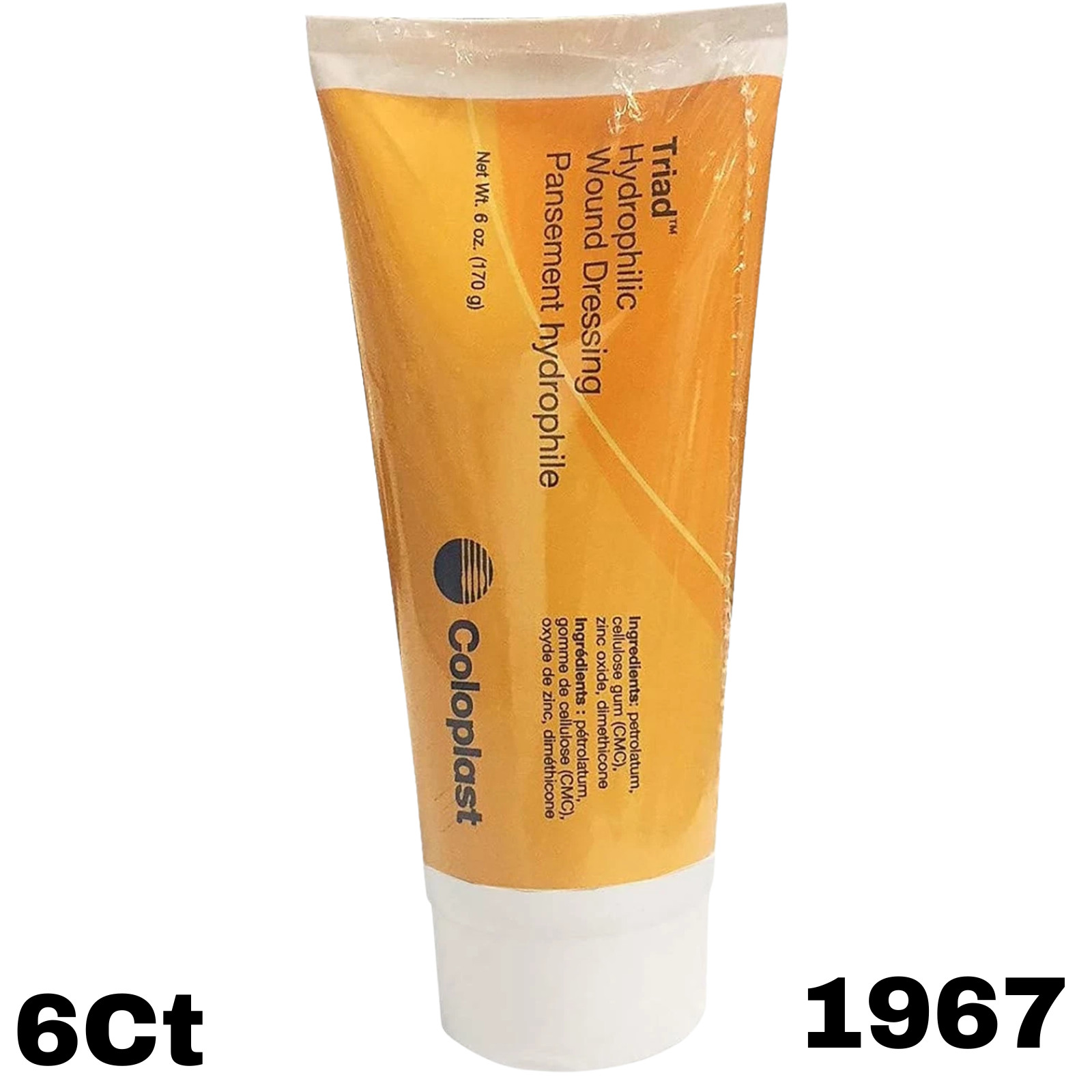Coloplast Triad Hydrophilic Wound Dressing Paste #1967 ( 6 oz ) NEW