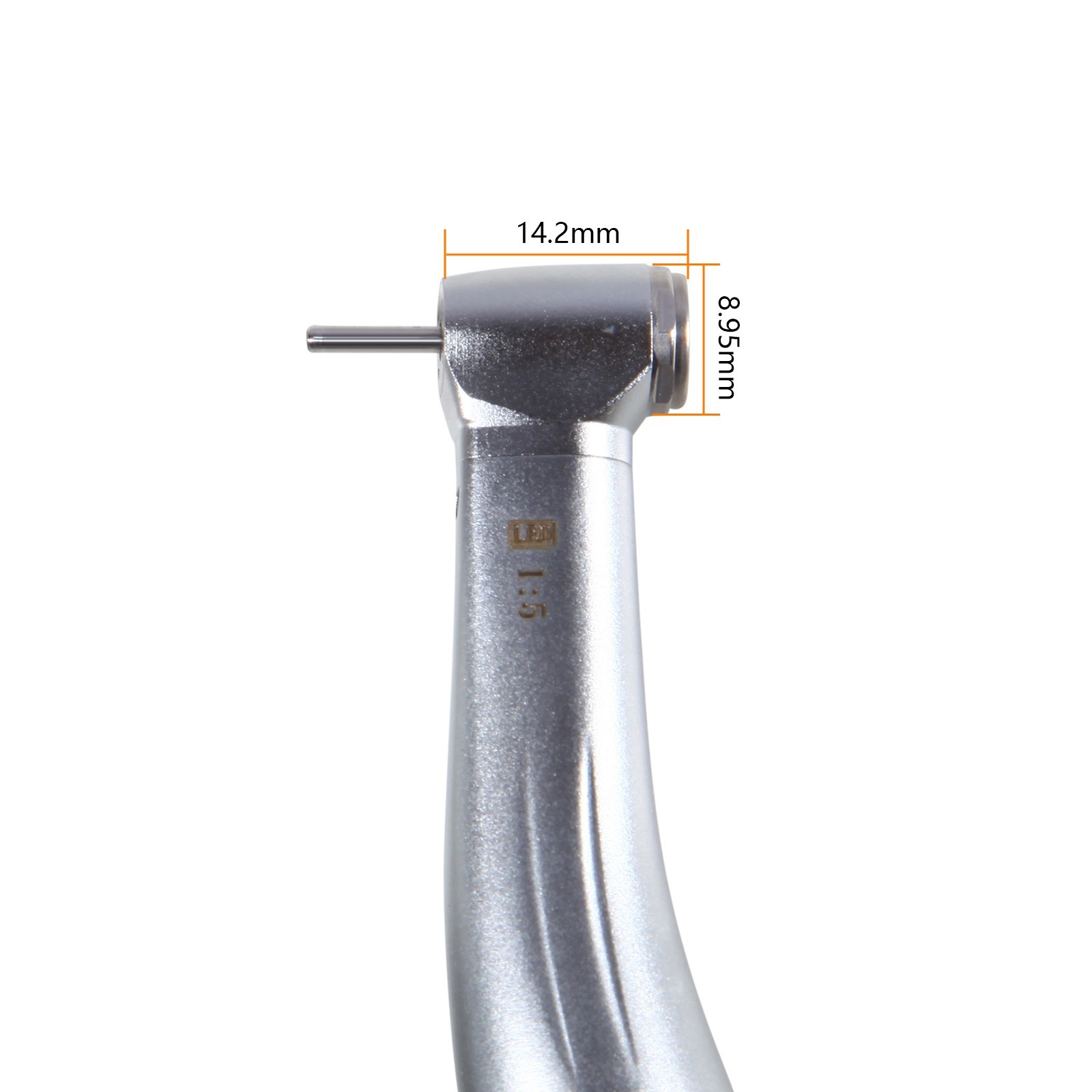 NSK Ti-MAX X95L Style Dental 1:5LED Fiber Optic Contra Angle Handpiece Red Ring