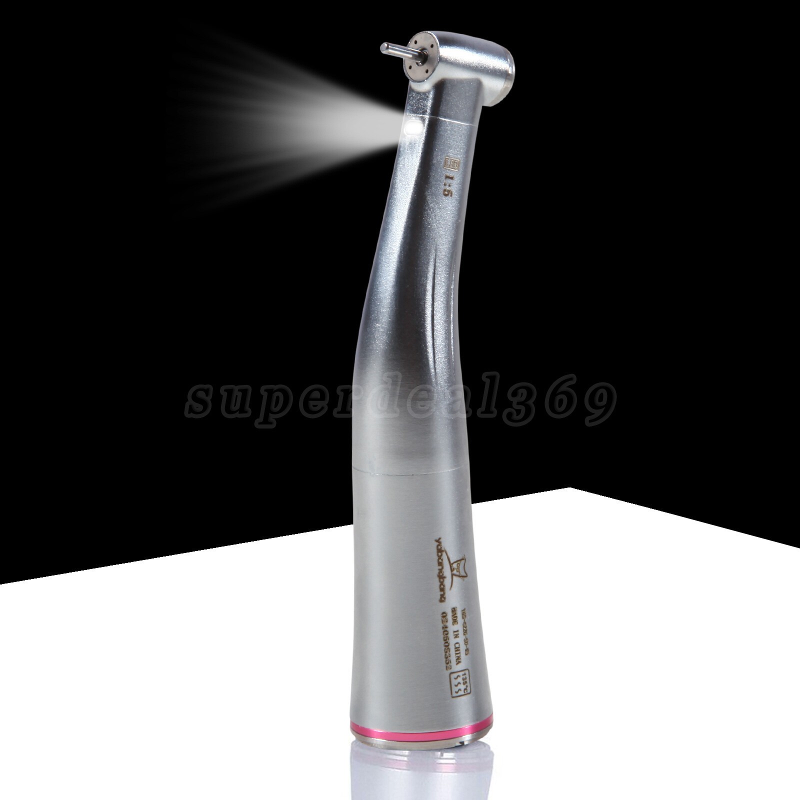 Dental 1:5 LED Fiber Optic Contra Angle Handpiece Fit NSK Ti-MAX X95L