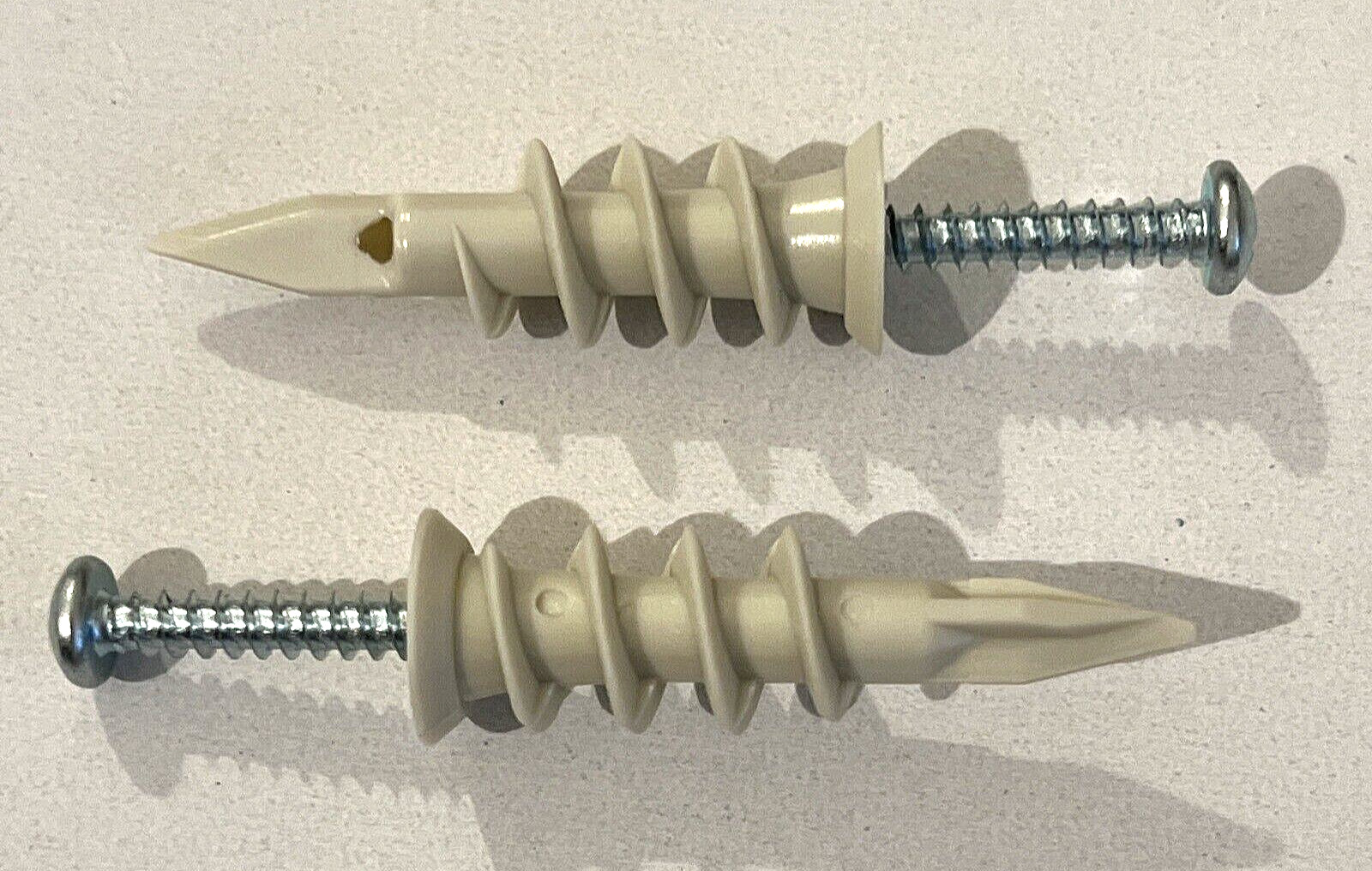 Self Drilling E Z Wall Anchors Plastic #8x 1-3/4″ for Drywall, Sheetrock