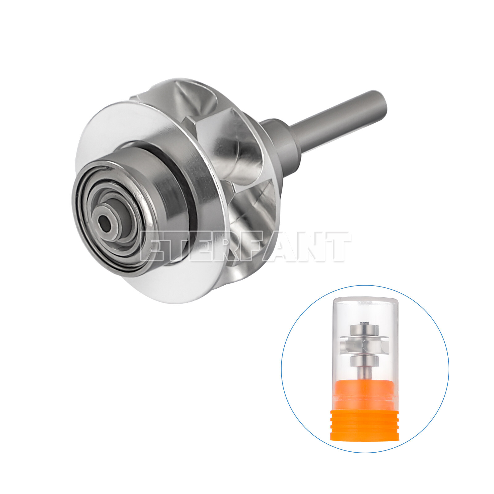 ENTERFANT Dental Air Turbine/NSK Style High Speed Handpiece Fiber Optic LED 4H