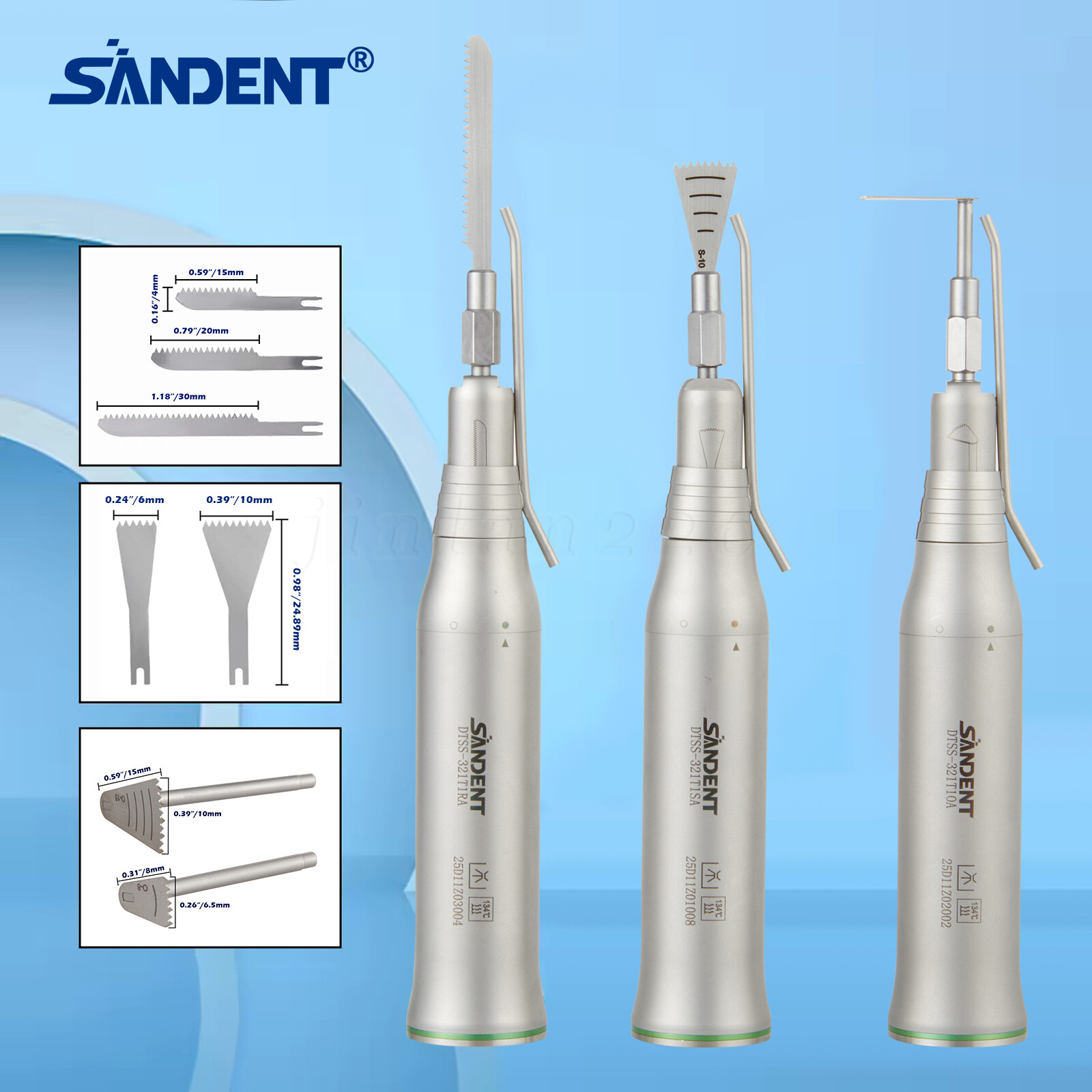 SANDENT Dental Brushless Electric LED Micro Motor /Micro Saw Surgical Handpiece