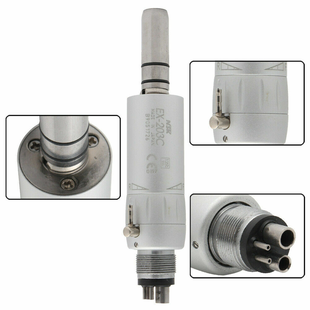 NSK Style Dental Slow Low Speed E-type Air Motor Micromotor Handpiece EX-203C CE