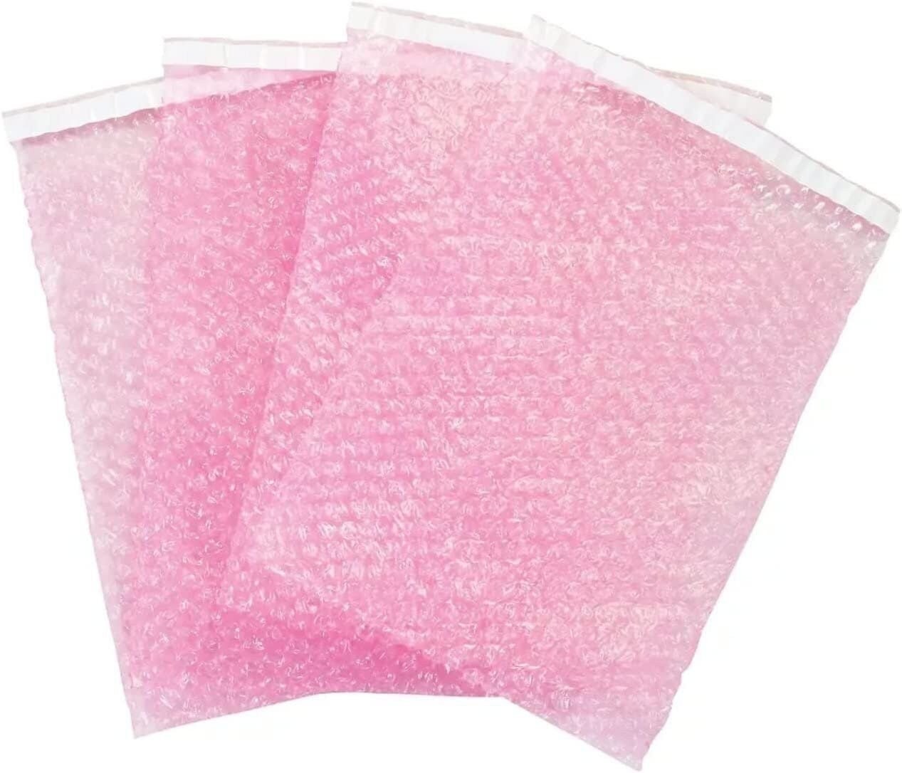 1000 – 4×5.5 Anti-Static Bubble Out Pouches Bags Wrap Cushioning Self Seal